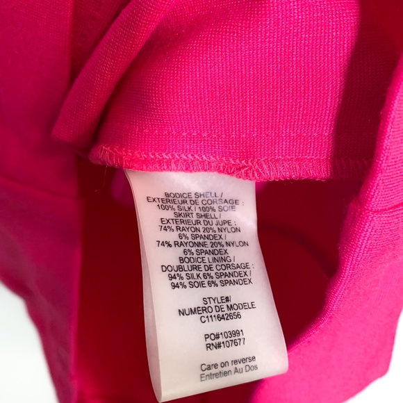 ALICE + OLIVIA Tie Dye Pink Stretch Sleeveless Tank Dress - Picture 9 of 10